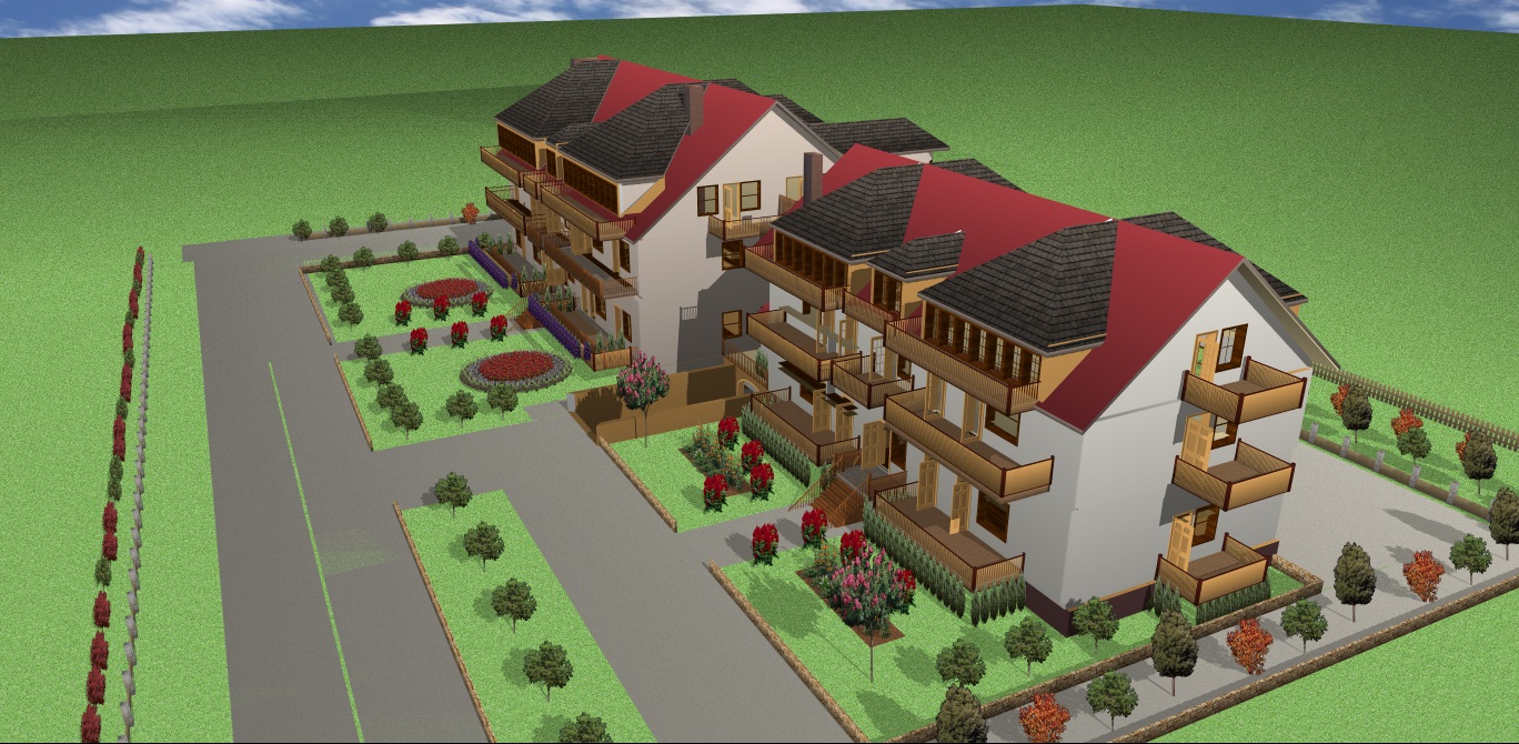 KME 11 mit Haus 2  Luftaufnahme vom Krankenhaus