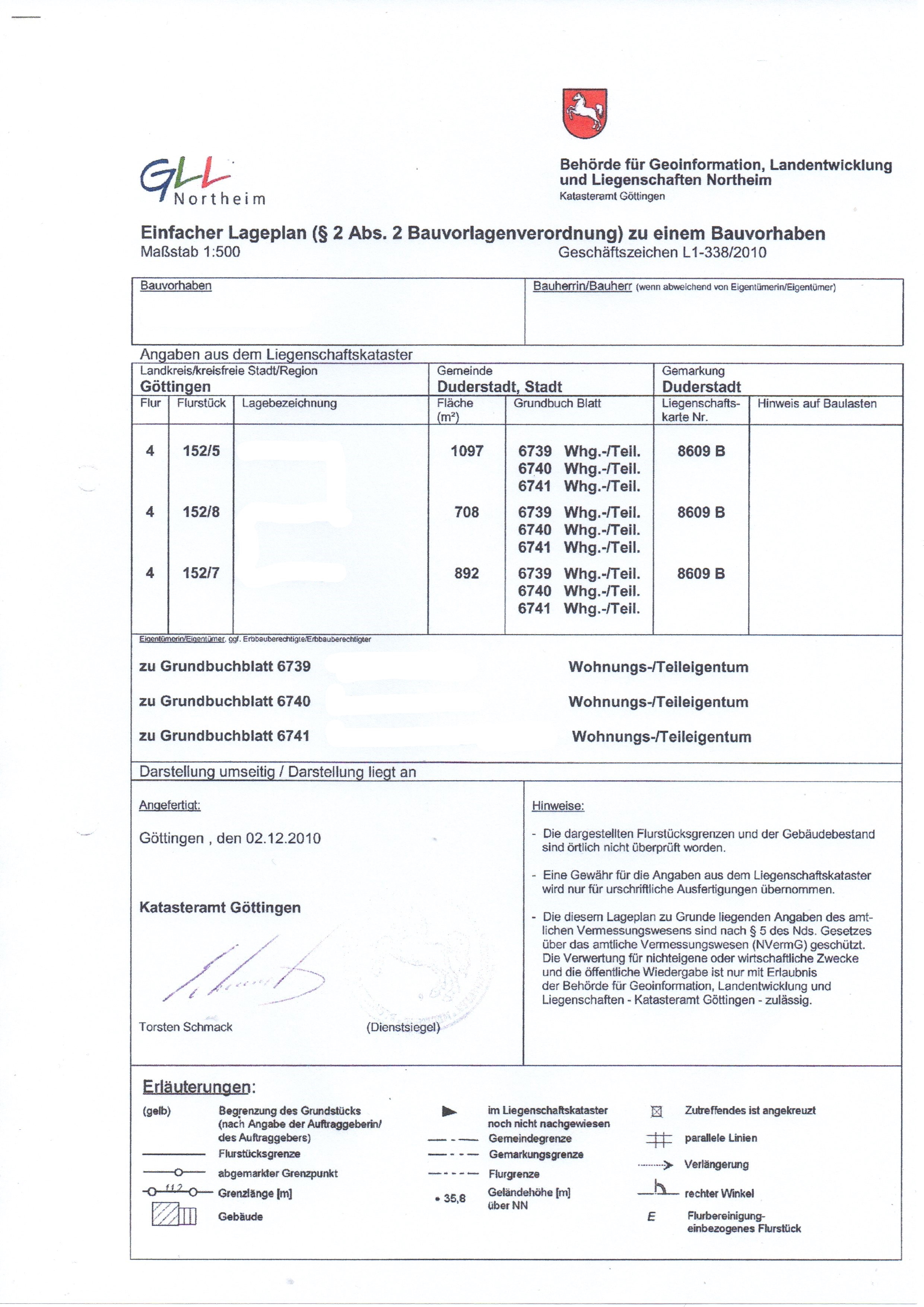 Lageplan IST-ZUSTAND 2
