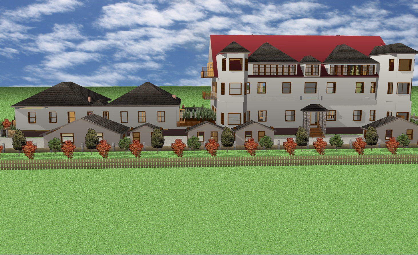 BUNGALOW`s  auf der Tiefgarage  OSTEN  2024