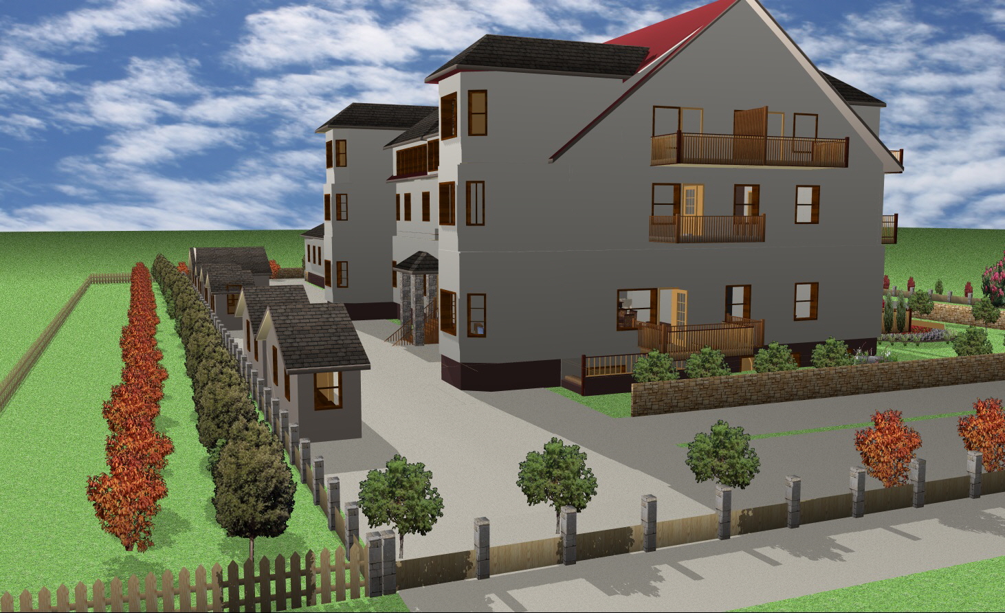 BUNGALOW`s  auf der Tiefgarage OST-NORD  2024