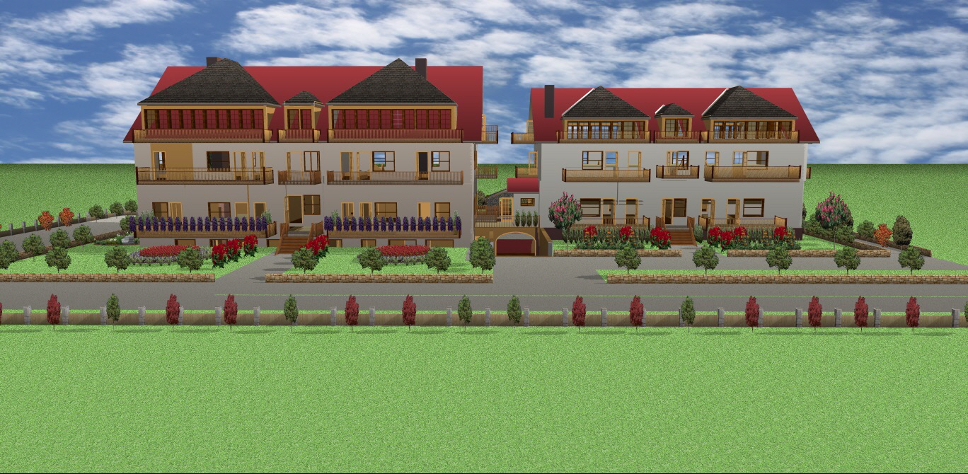 KME 11 mit Haus 2  West - Eingang